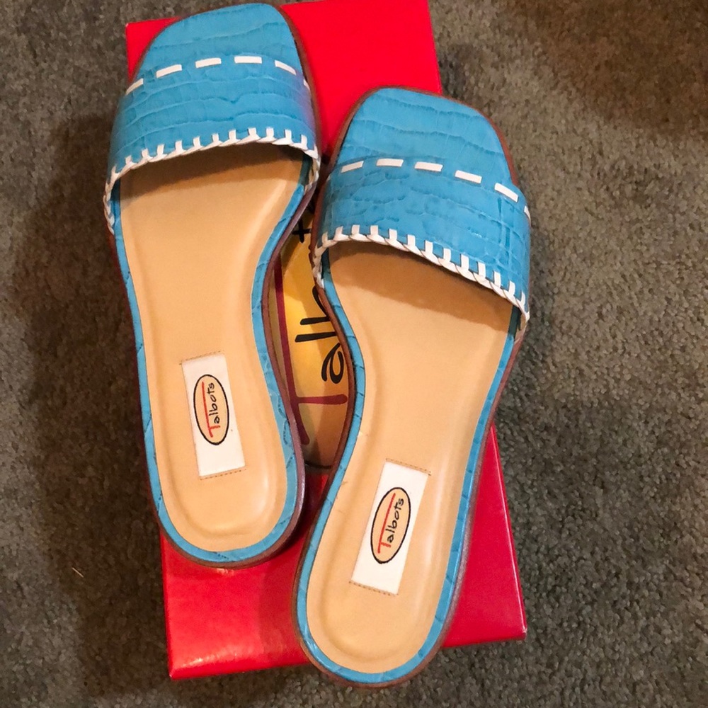 Talbots slide flat sandals